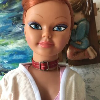 👑 Rareté / Variante Grande Poupée Marcheuse Type Barbara de Jesmar 80 cm - Rousse 👑