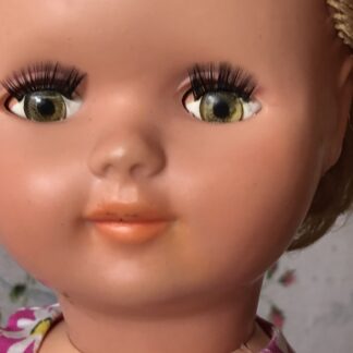🏺 Grande Poupée SNF Vintage 60 cm - Yeux Restaurés - À Chérir ou Customiser 🏺