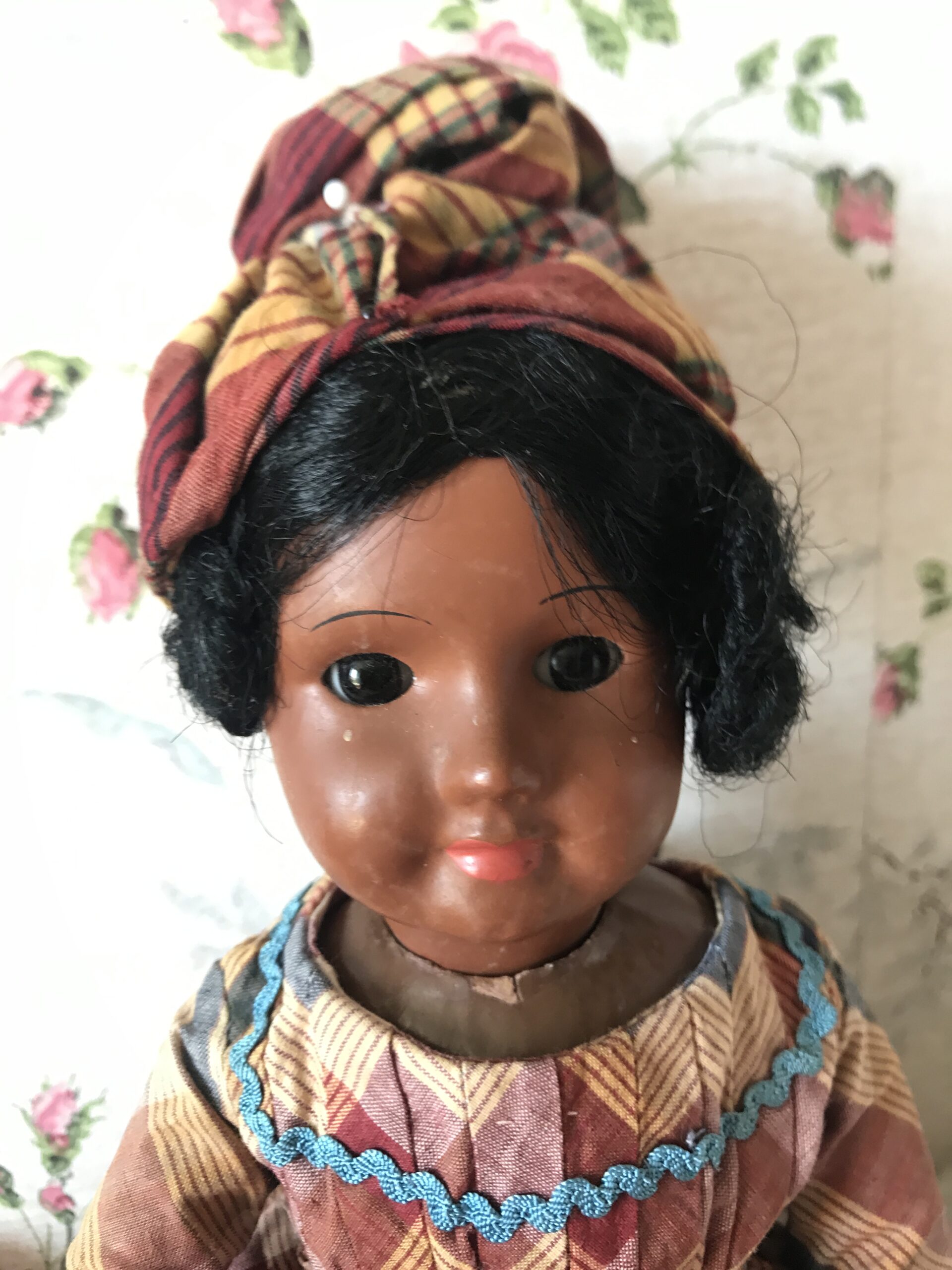 🌟 Poupée Créole Ancienne SFBJ 35 cm - Moule 301 Bouche Fermée 1925-1932 🌟