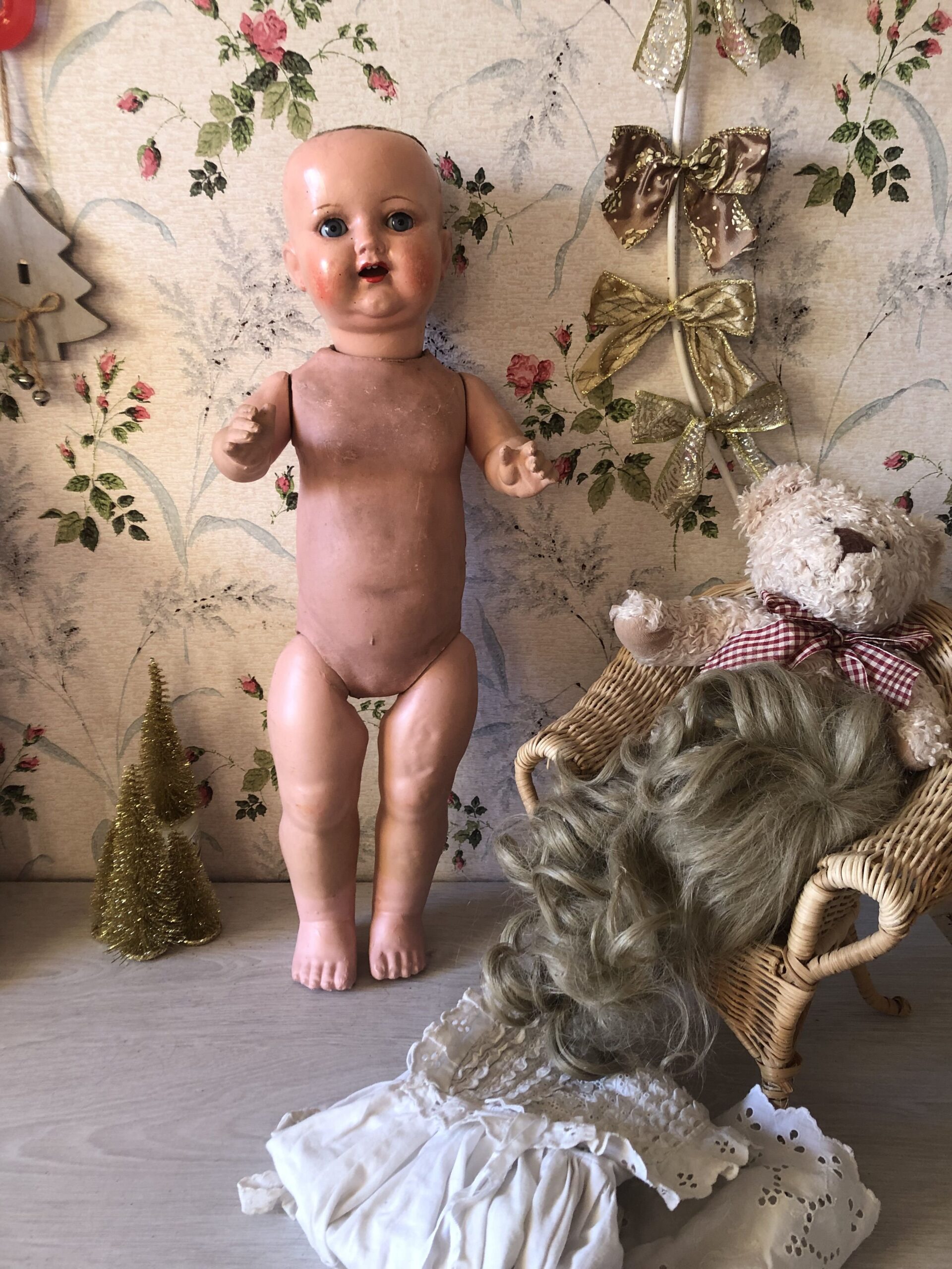 🎭 Rare Poupée Allemande à Langue Tremblante - Début XXe Siècle 🎭 – Image 2