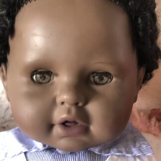🤎 Zapf Creation : Magnifique Bébé Jeremy 64 cm - Teint Chocolat & Boucles 🤎