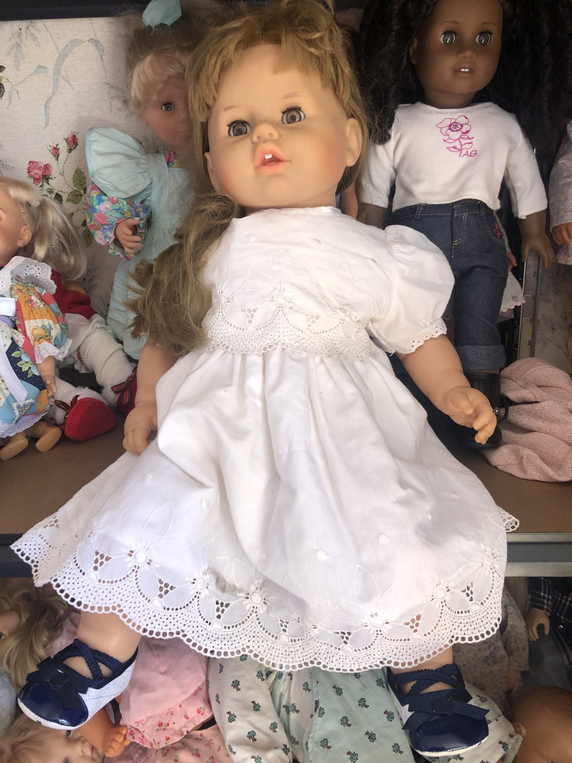 👶 Zapf Creation : Poupée Katja Brune 64 cm - Trésor Vintage 65-20 👶 – Image 2