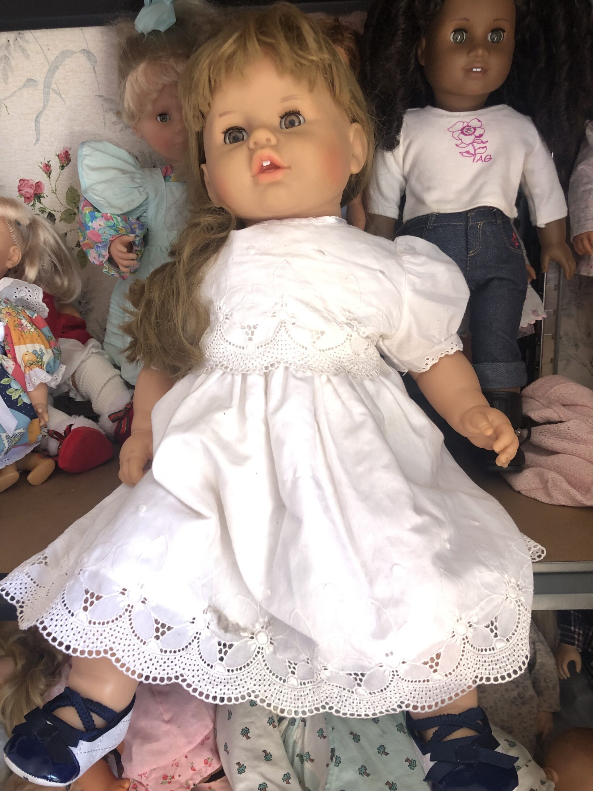 👶 Zapf Creation : Poupée Katja Brune 64 cm - Trésor Vintage 65-20 👶 – Image 3