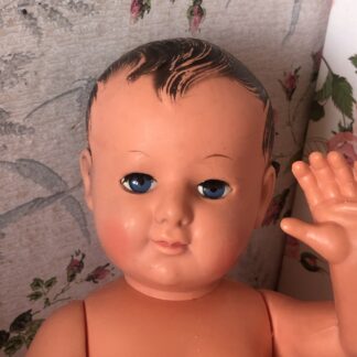 🪆 Baigneur Petit Colin de Petitcollin vintage — 40 cm Années 60/70 🪆